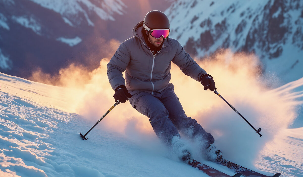 Suusasportlane mäesuustamise reisil