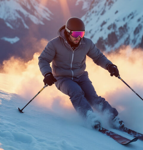 Suusasportlane mäesuustamise reisil